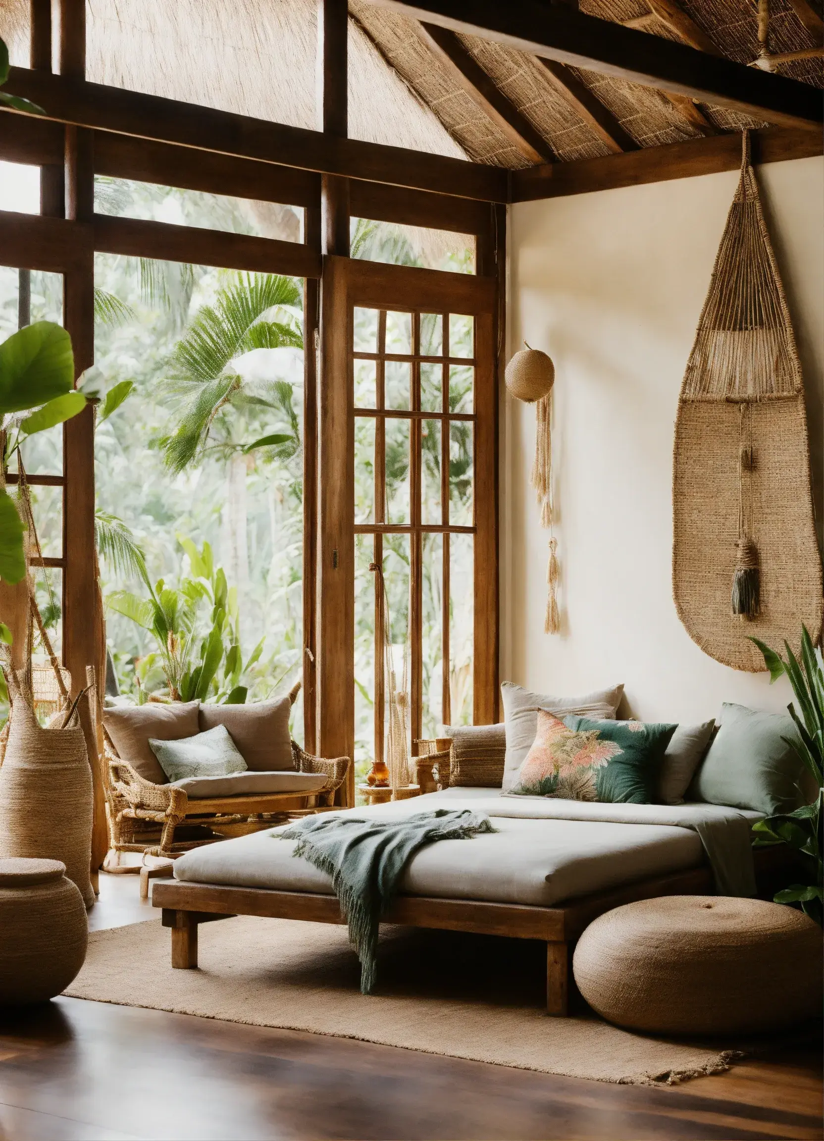 Window seat with built-in storage and reading light